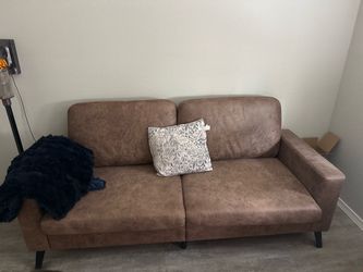Leather couch