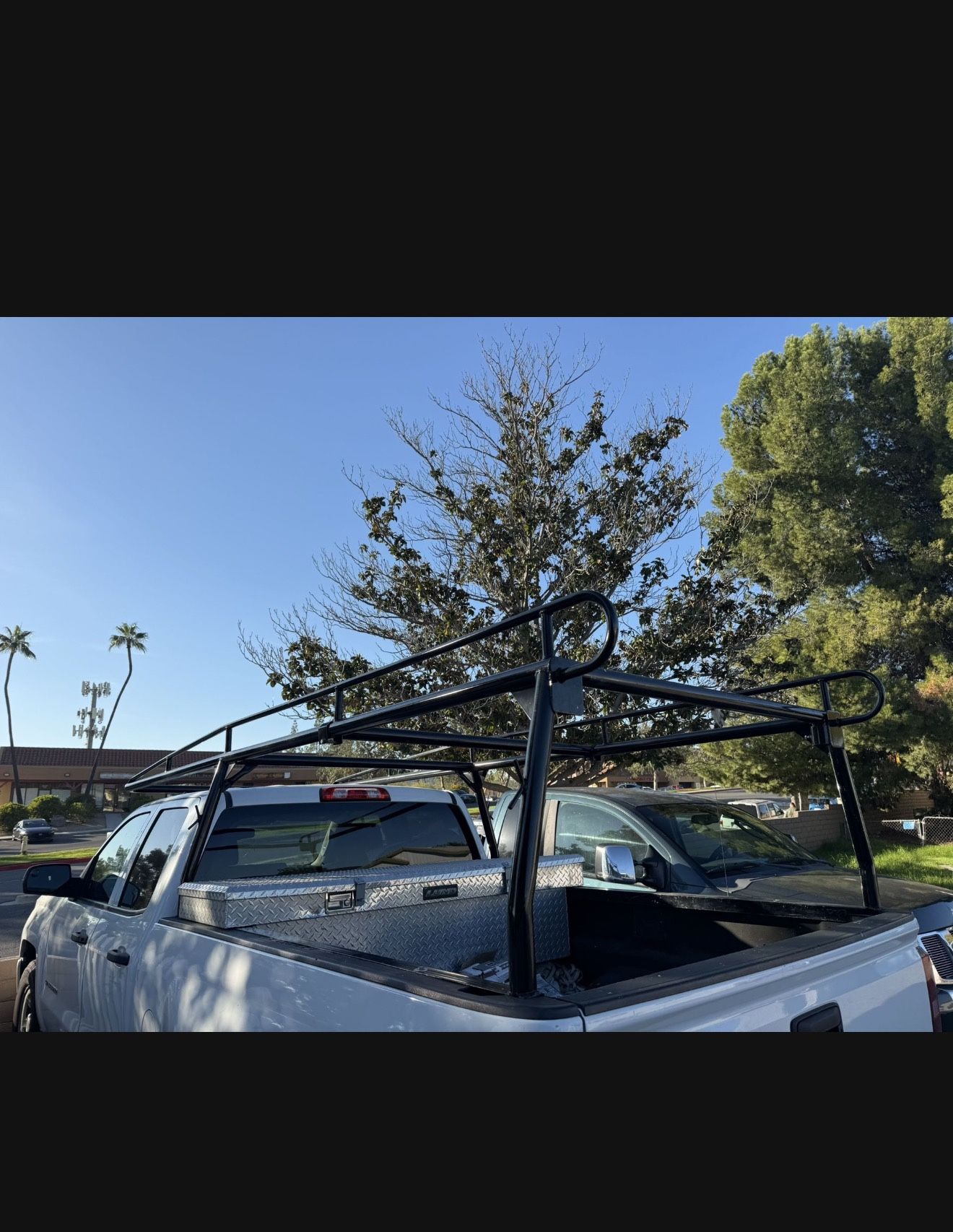 Black Steel Truck Rack
