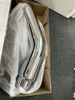 Brand New Direct Trend CM-405099 Exhaust Elbow Chrome Plated Bolt On 23” L x 5” W