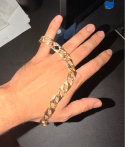 14k 3 tone Custom bracelet