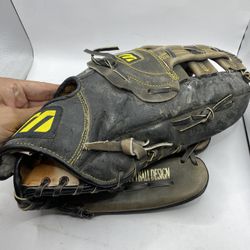 Mizuno MZ 130S Professional Baseball Softball Glove RHT 13” Black SuperFlex