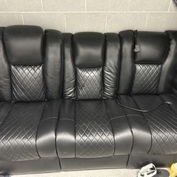 Luxury Black Couch 