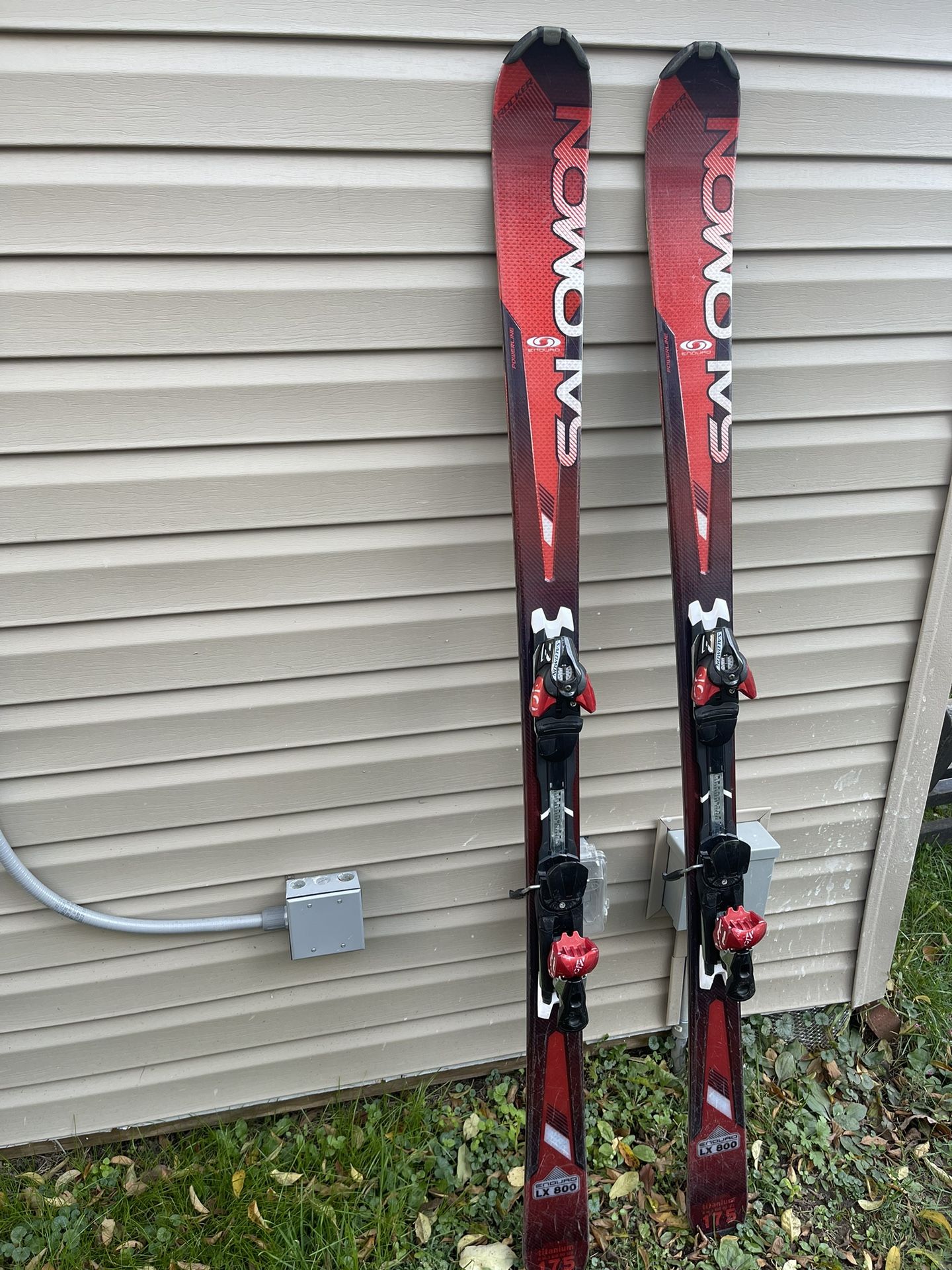 Used Salomon ENDURO LX 800 168 cm Men's Downhill Ski Combo