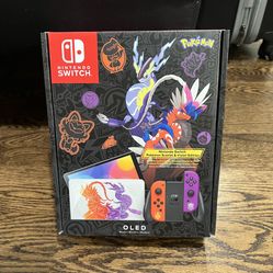 Nintendo Switch OLED Pokémon Scarlet & Violet Limited Edition Video Game System