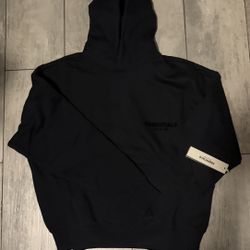 Black Essential Hoodie