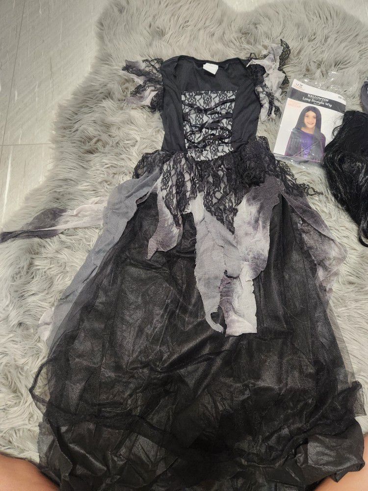 Girls Bloody Bride Halloween Costume 