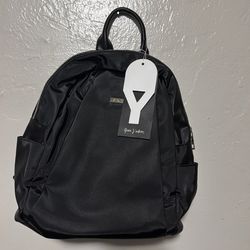 Small black purse backpack
