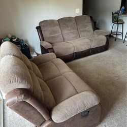 Manual recliner Sofa & Loveseat Set