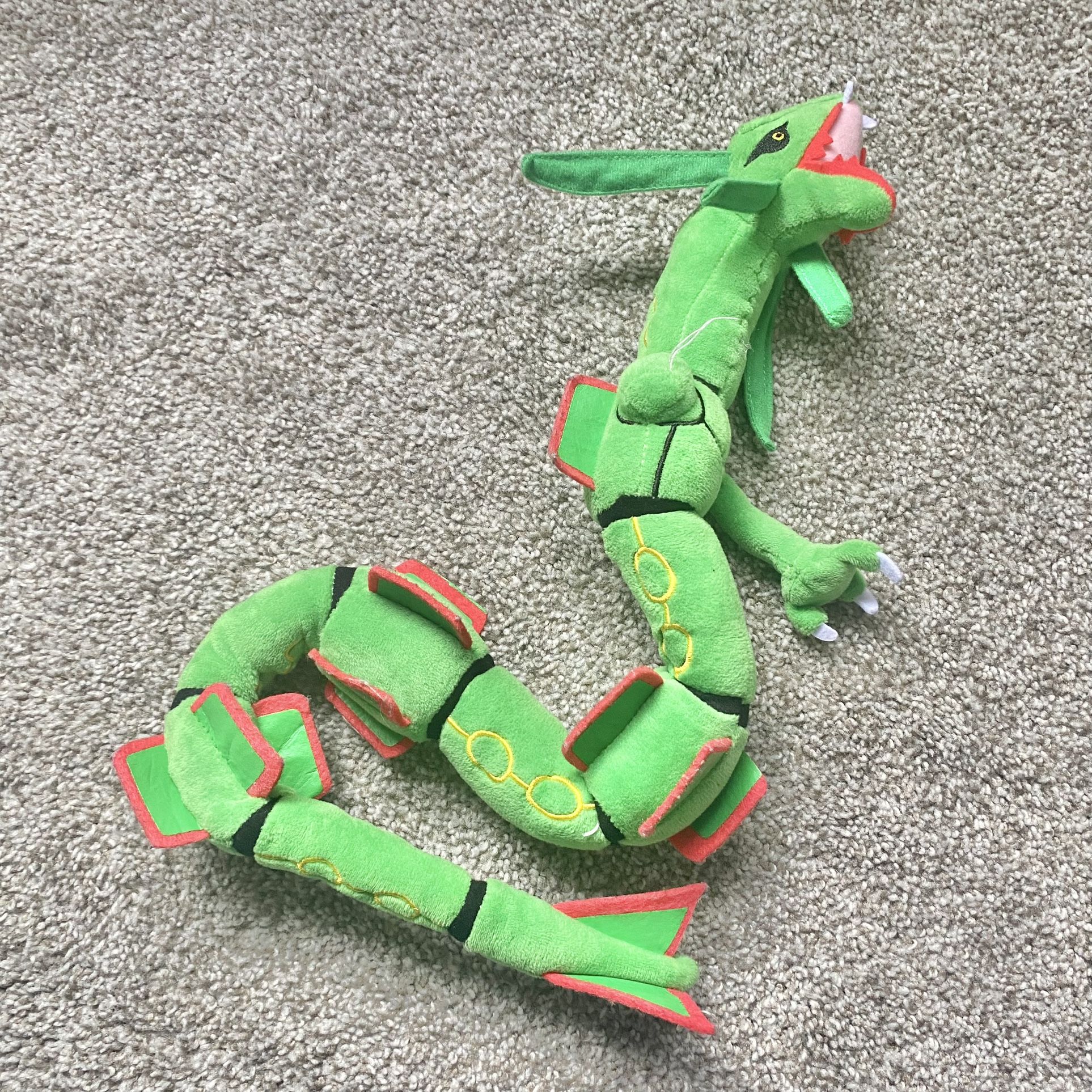 Original Pokémon Plush Large Rayquaza Bendable Pokémon