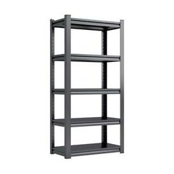 5-Shelf Metal Shelves Pantry Organizer Storage Adjustable Garage Industrial Shelving Unit Storage Utility Rack, Black brand new in box $75 B17(3)