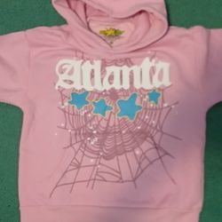 Pink Atlanta Sp5der Hoodie