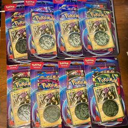 Pokemon - Lot of (8) 'Mega Evolution' 2-Pack Blisters w/Promo's - Case Fresh/Sealed