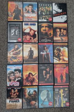 Bulk DVD Lot 79 Movies TV Action Comedy Drama Top Gun Gladiator Departed Se7en