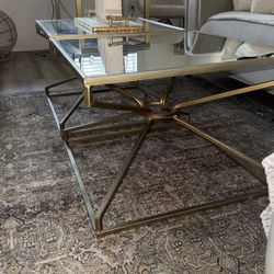Mirrored Side Tables 