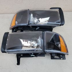 94-01 Dodge Ram Headlights Luces Micas Calaveras Faros Faroles Focos