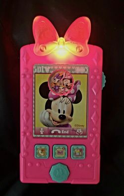 Disney Junior Minnie Mouse toy cell phone.  