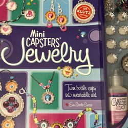 Klutz Bottle Cap Jewelry Book / Kit
