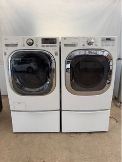 LG washer and gas dryer