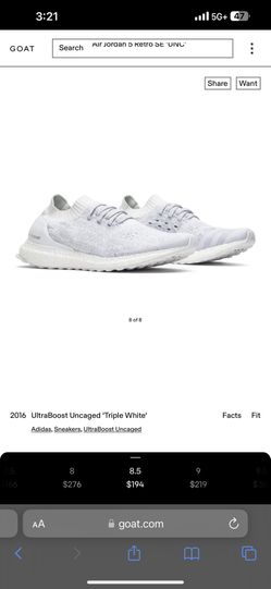 Ultra Boost uncaged “triple white”