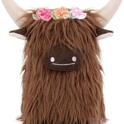 Upltowtme Highland Cow Amazon Plush
