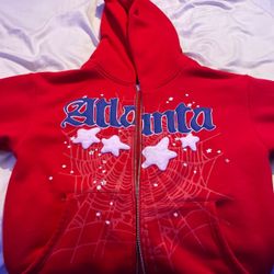 Atlanta Sp5der Hoodie Red Medium 