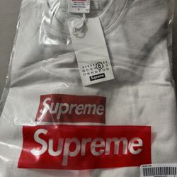 Supreme MM6 Maison Margiela Box Logo Tee - Size Small