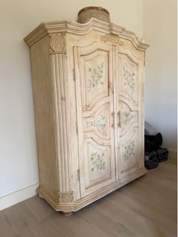 Hand painted armoire
