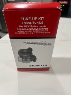 HONDA 670365-TUK929 TUNE UP KIT LAWNMOWER FILTER, PLUG, OIL for GC/GCV Engines
