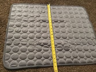 Gray Pet Cooling Pad 21” X 27”