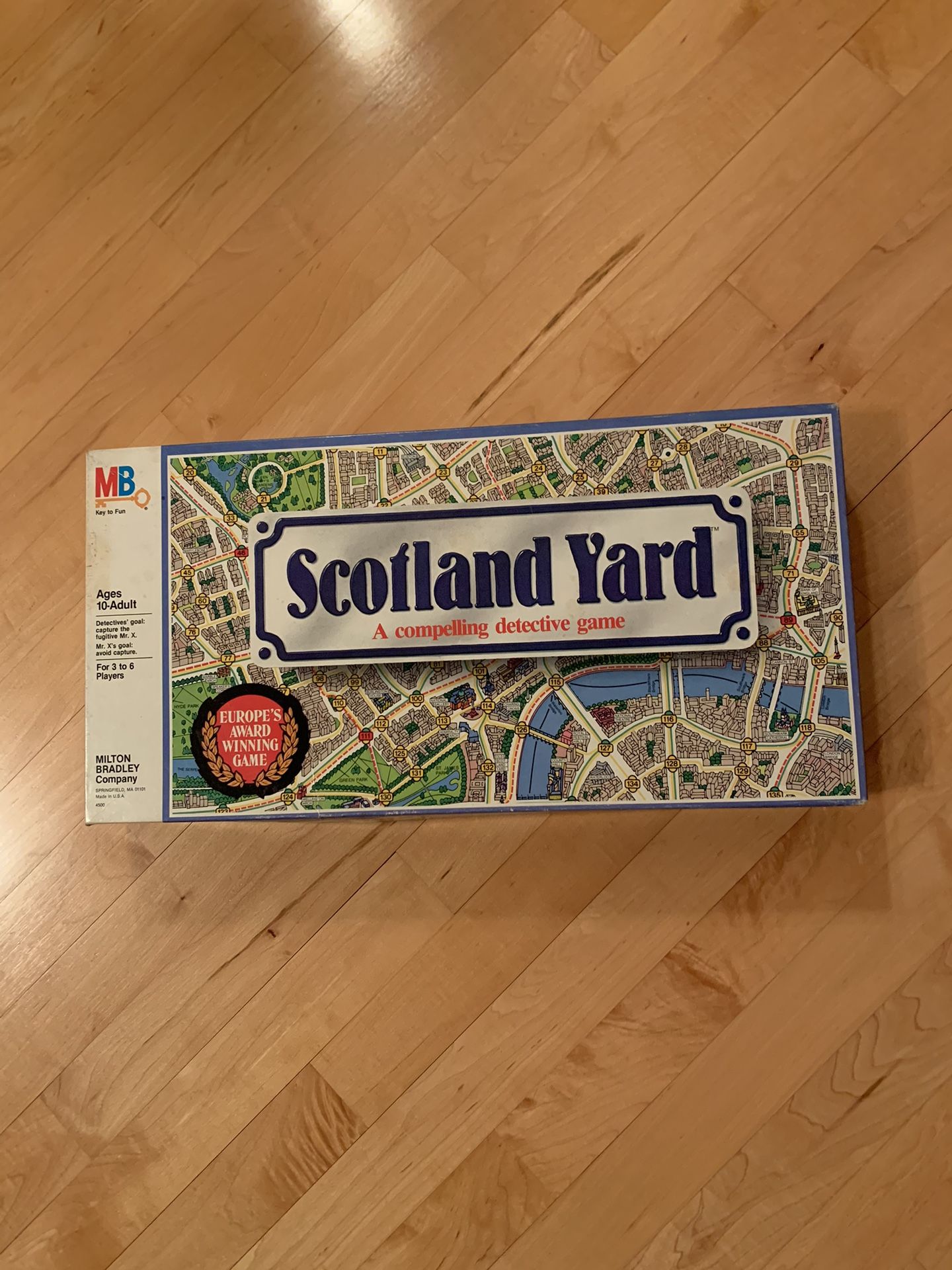 Vintage “SCOTLAND YARD” Family Board Game From 1985 By Milton Bradley-COMPLETE SET