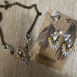 Yellowsmith Boho Earrings & Necklace 