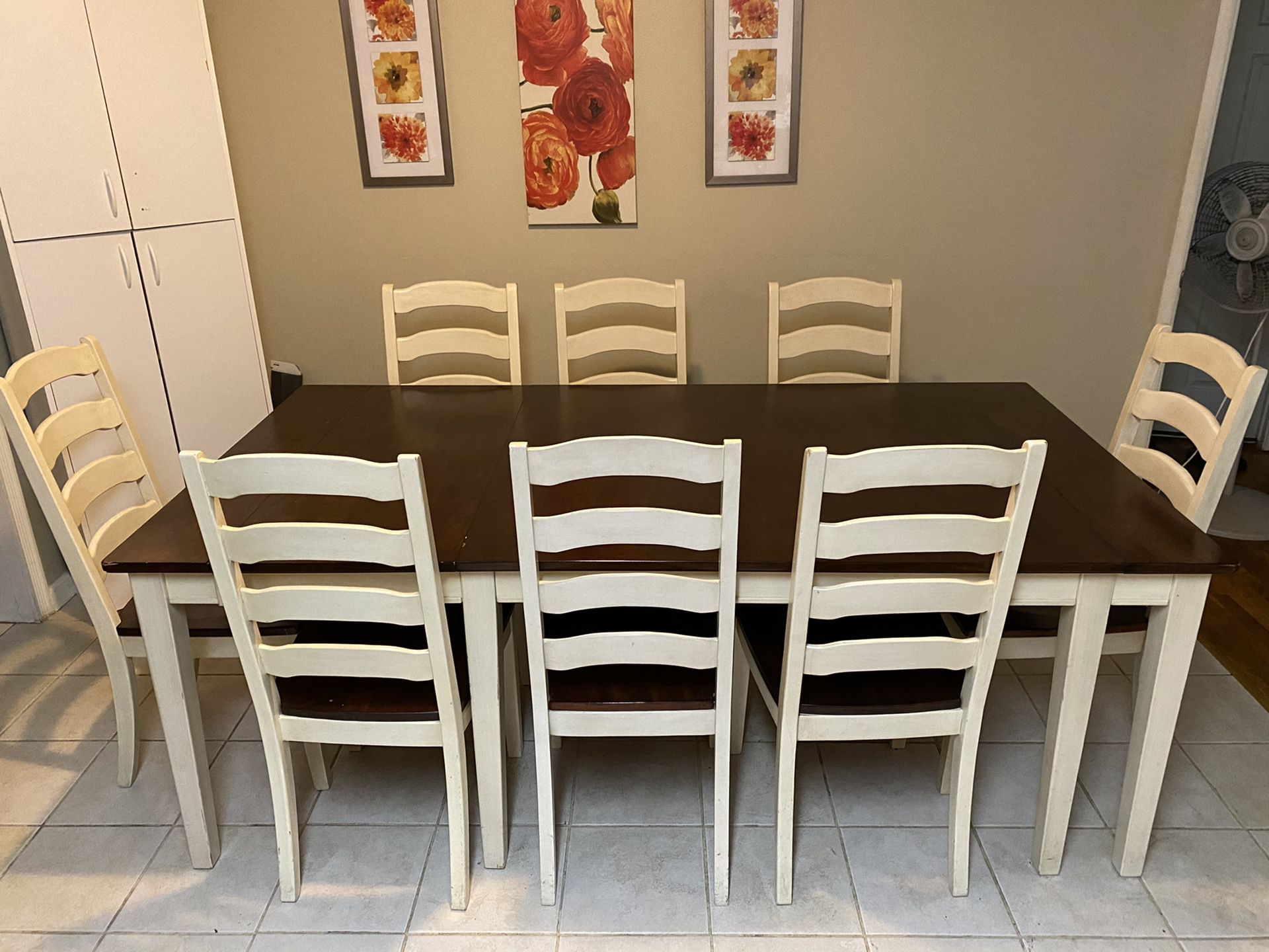 Ashley Home Store 12 piece Dining Set and Breakfast Nook