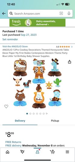 First Rodeo - Centerpieces