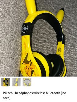 Pikachu headphones wireless $15 