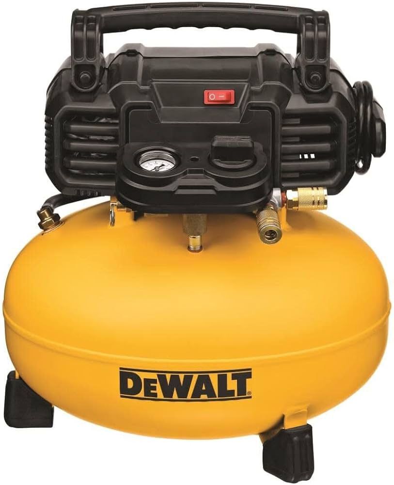 DEWALT 6.0 Gallon, 165 Max PSI, Pancake compressor.