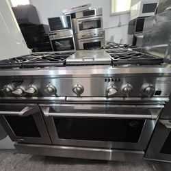48" GE MONOGRAM DUAL FUEL RANGE STAINLESS STEEL 