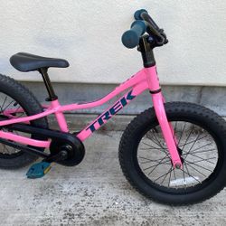 Trek PreCaliber 16 Pink Kids Bike w/training wheels 