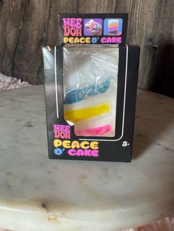 NeeDoh Peace O' Cake Squishy – Sensory Stress Toy