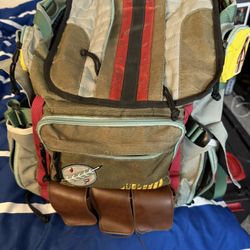 Star Wars Boba Fett Gently Used Backpack 