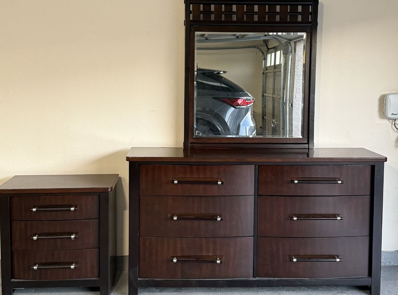 Dresser, Mirror, Nightstand