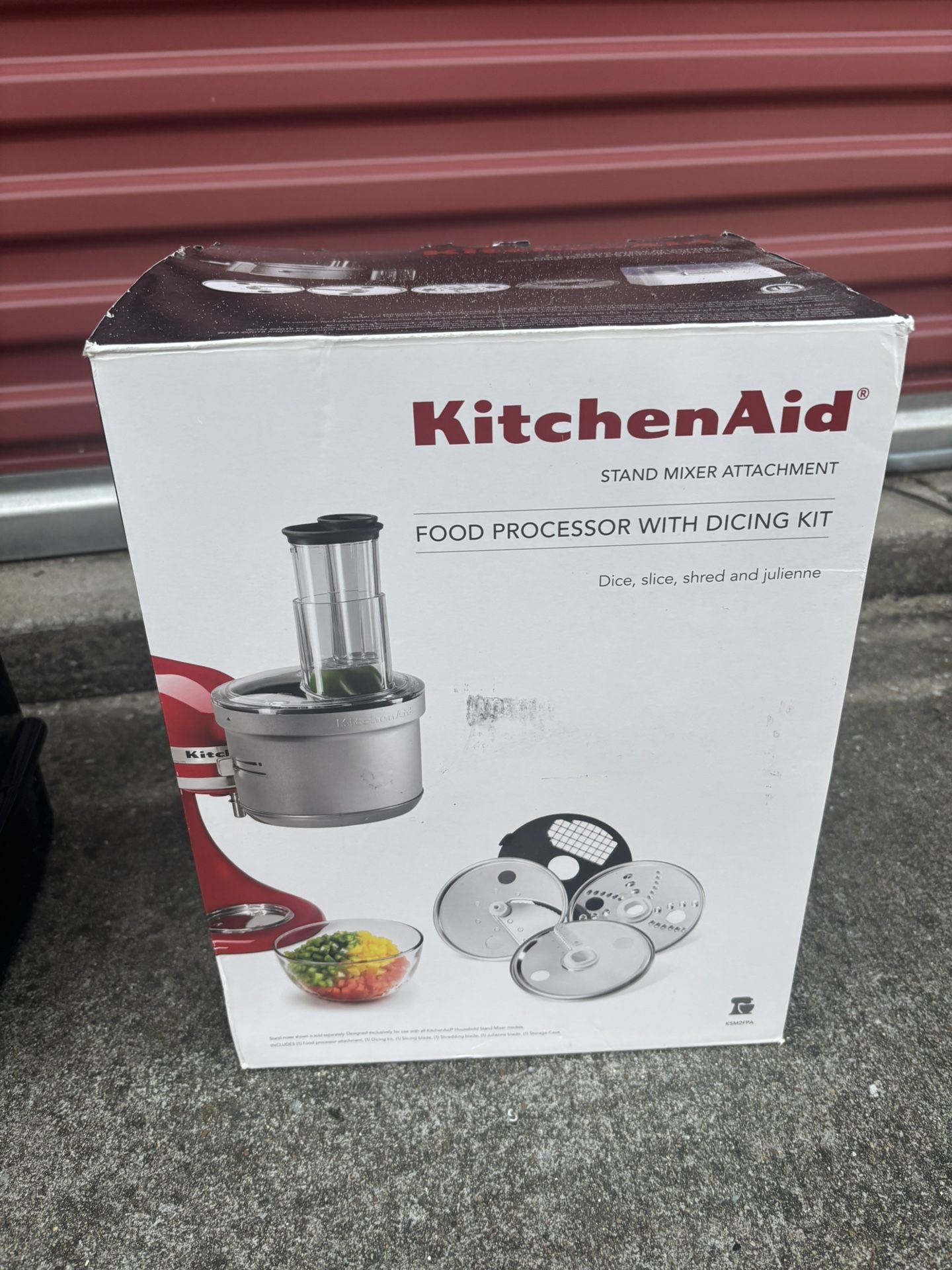 Food Processor with Commercial Style Dicing Kit