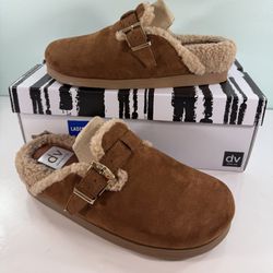 NEW Dolce Vita Cozy Slides Women’s - Cognac - size 6/ 7