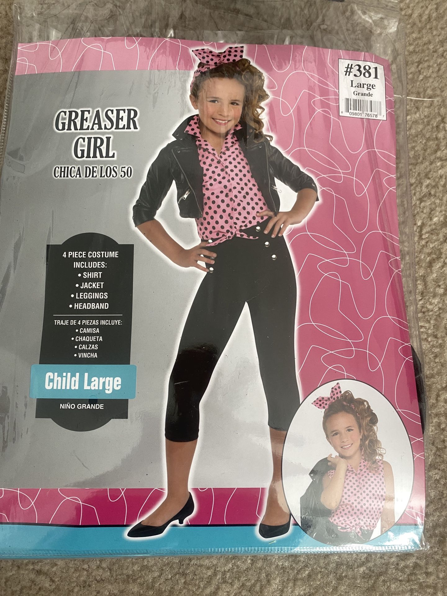 Greaser Girl Costume