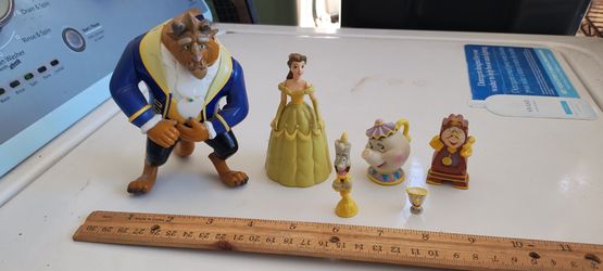 Beauty and the beast figurines