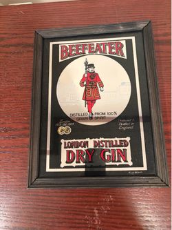 Beefeater Gin Mirror Sign