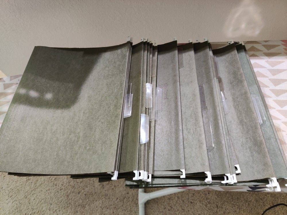 Pendaflex Files With Inserts (Qu. 20)