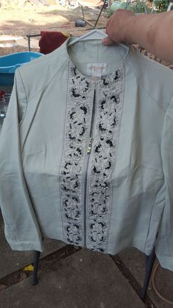 A.B. Lambdin Womens Leather Dress Jacket