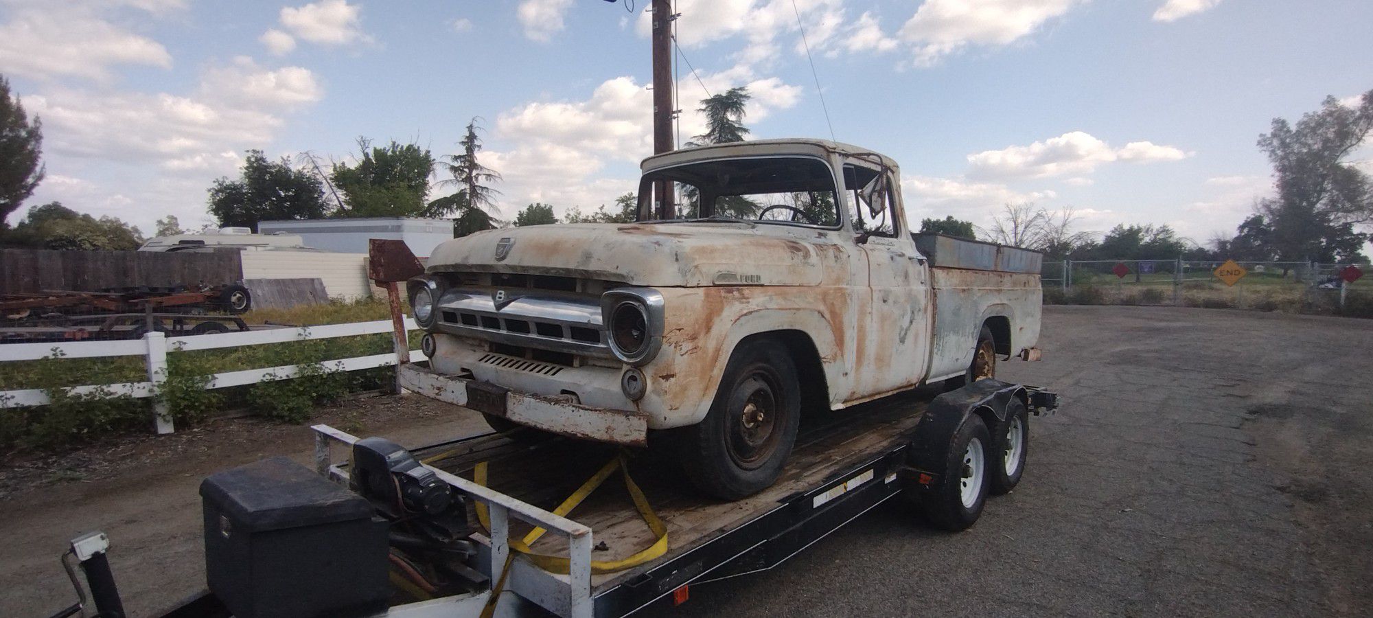 1957 Ford 250 With V/8 Plumber's Truck Set Up 