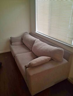 Beige couch