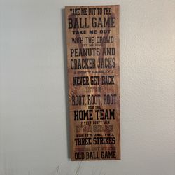Wall baseball canvas picture